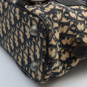 Trotteur Pattern Handbag Beige/Black