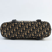 Trotteur Pattern Handbag Beige/Black