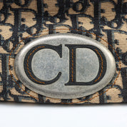 Trotteur Pattern Handbag Beige/Black