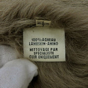 Mouton Long Vest #38 Beige