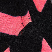Graffiti Print T-Shirt #XS Black/Pink