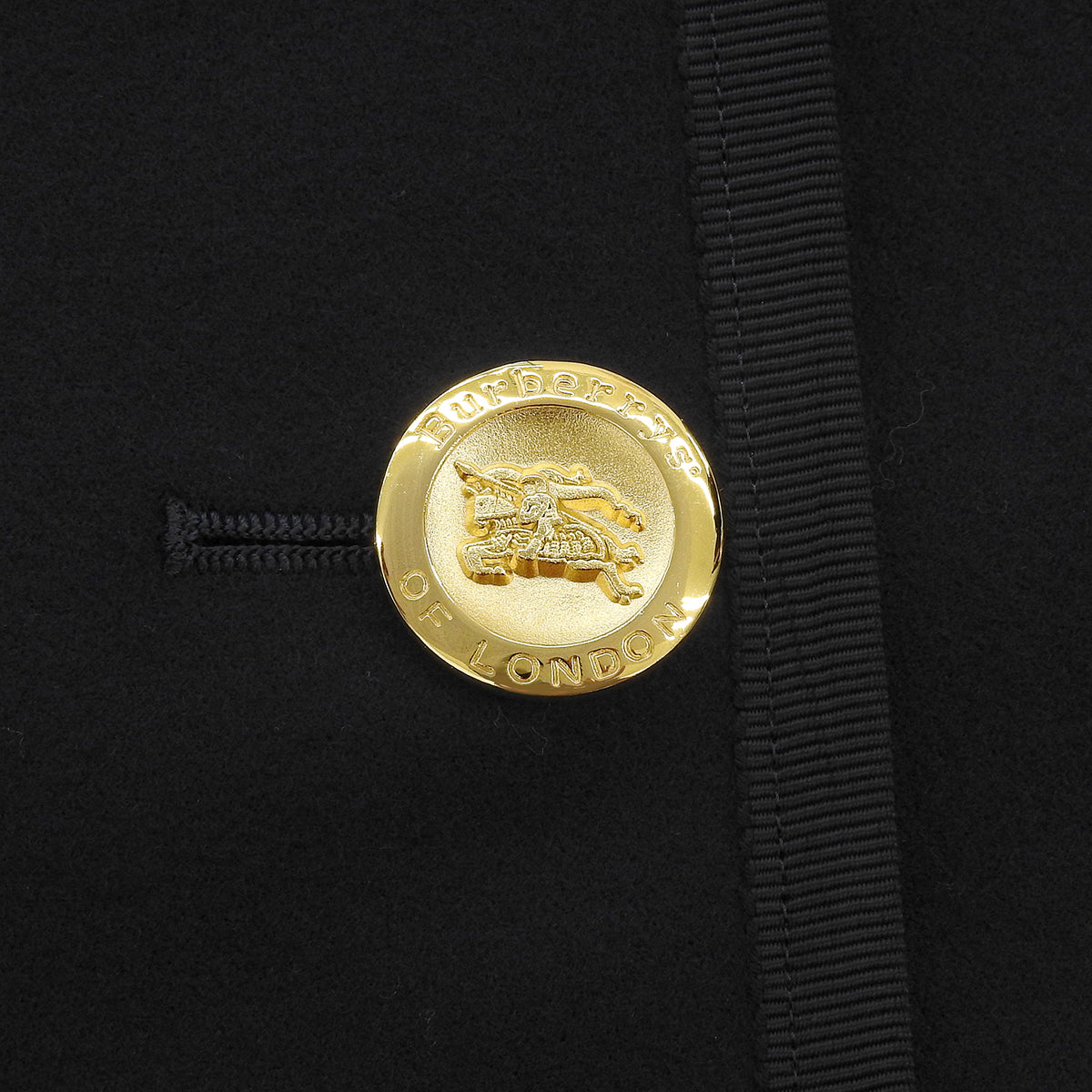 ウールロゴ刺繍パイピングテーラードジャケット #11 ネイビー