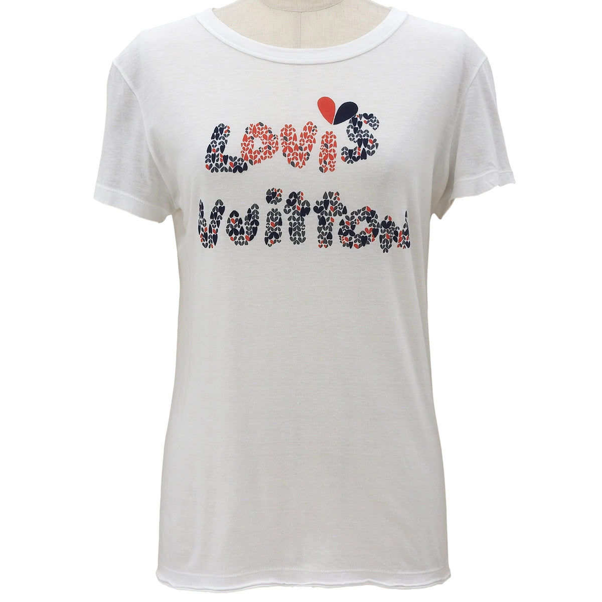 2012 Logo Print T-Shirt #S White