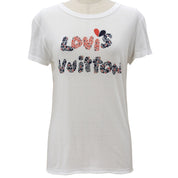 2012 Logo Print T-Shirt #S White