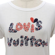 2012 Logo Print T-Shirt #S White