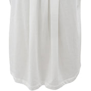 Beaded geometric pattern sleeveless top #L White/Black