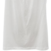 Beaded geometric pattern sleeveless top #L White/Black