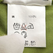 ロゴ刺繍Tシャツ グリーン