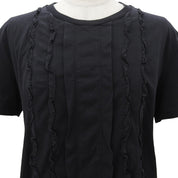 2018 Frill Design T-Shirt #M Black