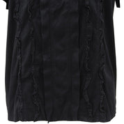 2018 Frill Design T-Shirt #M Black