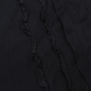 2018 Frill Design T-Shirt #M Black