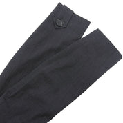 Logo Button Double-Breasted Jacket #38 Charcoal Grey