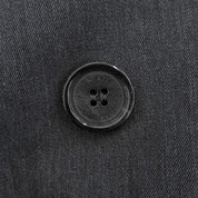 Logo Button Double-Breasted Jacket #38 Charcoal Grey