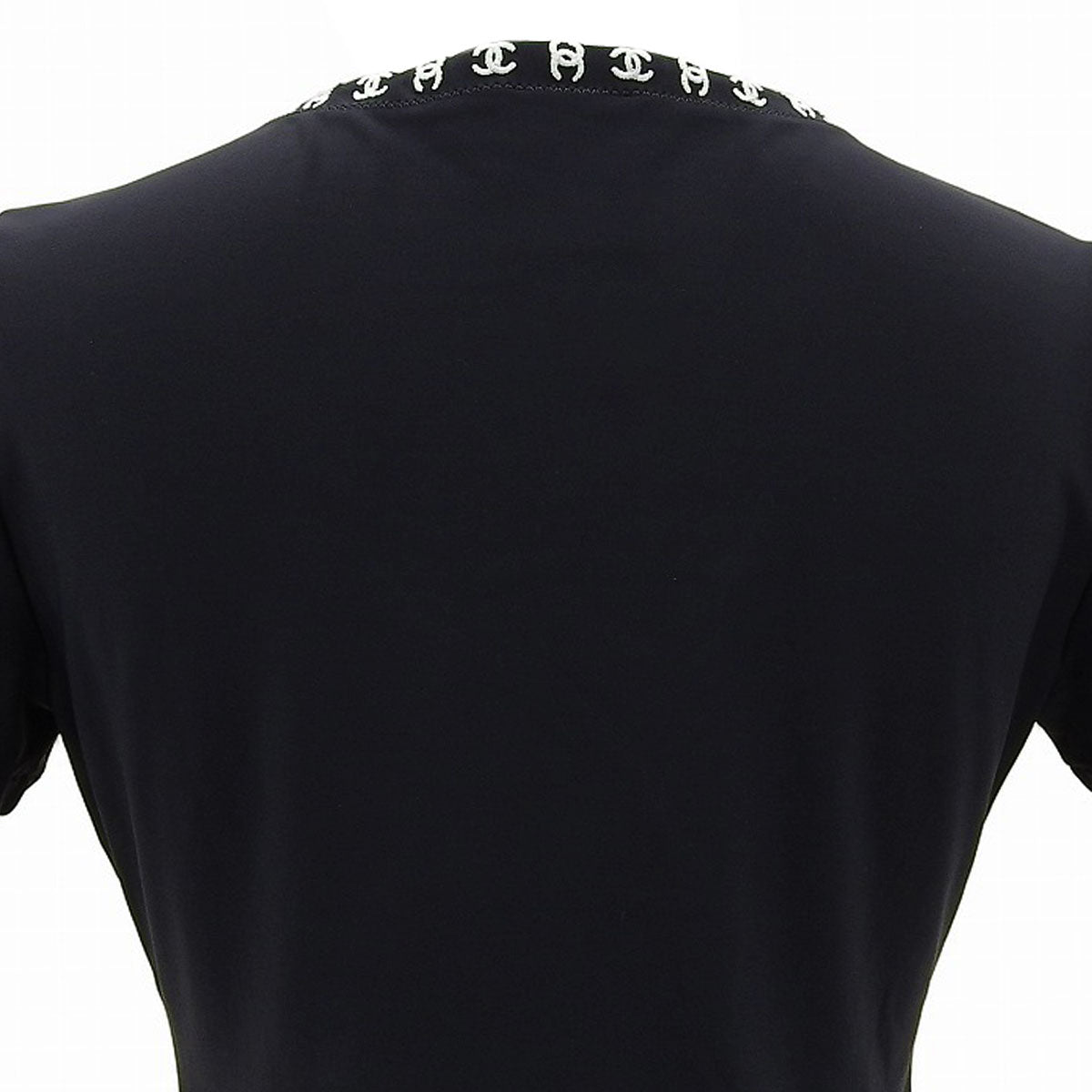 1997年製 CCマーク刺繍半袖Tシャツ #44 ブラック