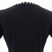 1997年製 CCマーク刺繍半袖Tシャツ #44 ブラック