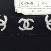 1997年製 CCマーク刺繍半袖Tシャツ #44 ブラック