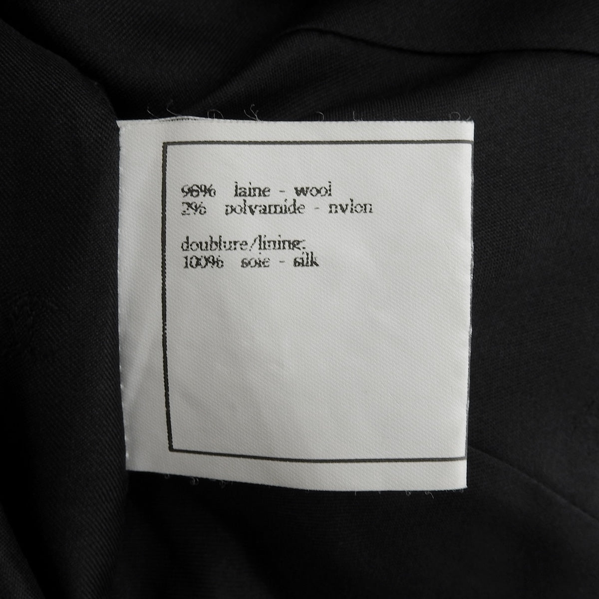 1995 Wool CC Mark Button Setup #38 Black