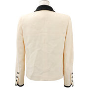 1996 Two-Tone CC Mark Button Jacket #38 Ivory