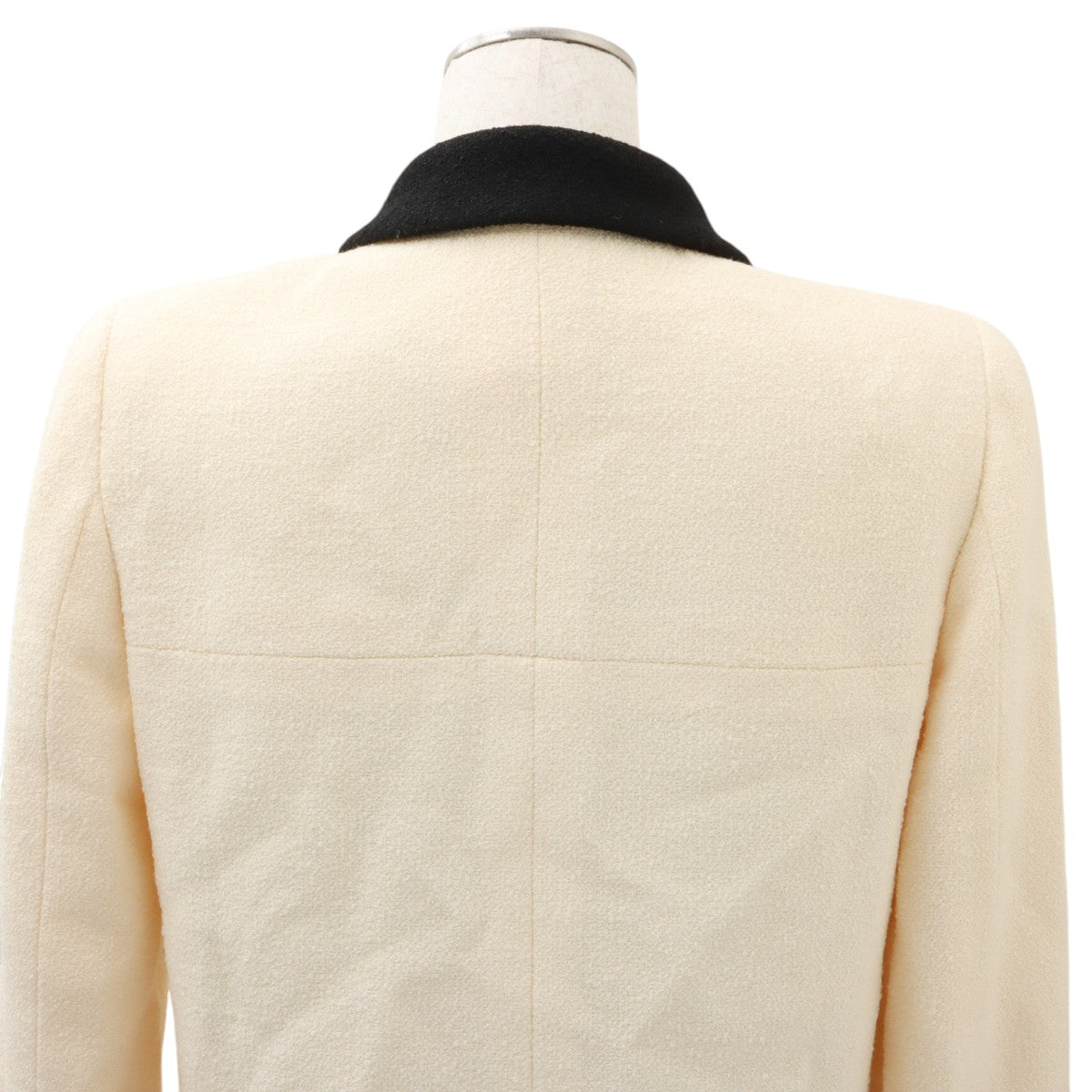 1996 Two-Tone CC Mark Button Jacket #38 Ivory