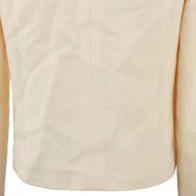 1996 Two-Tone CC Mark Button Jacket #38 Ivory