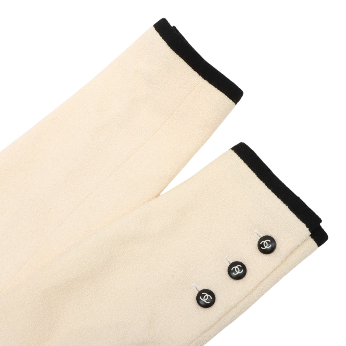 1996 Two-Tone CC Mark Button Jacket #38 Ivory