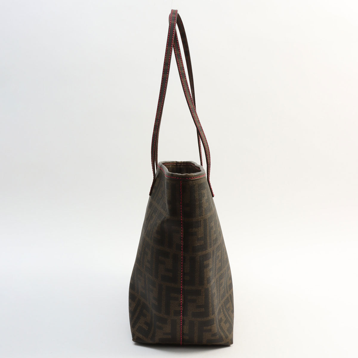 FF Zucca Pattern Tote Bag Brown