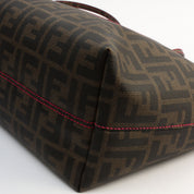 FF Zucca Pattern Tote Bag Brown