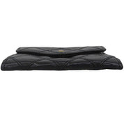 Bicolore Stitch Coin Case, Black, circa 1990