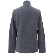Logo Embroidered High Neck Sweater #M Gray