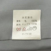 チェックパターンダブルブレストジャケット #M グレー