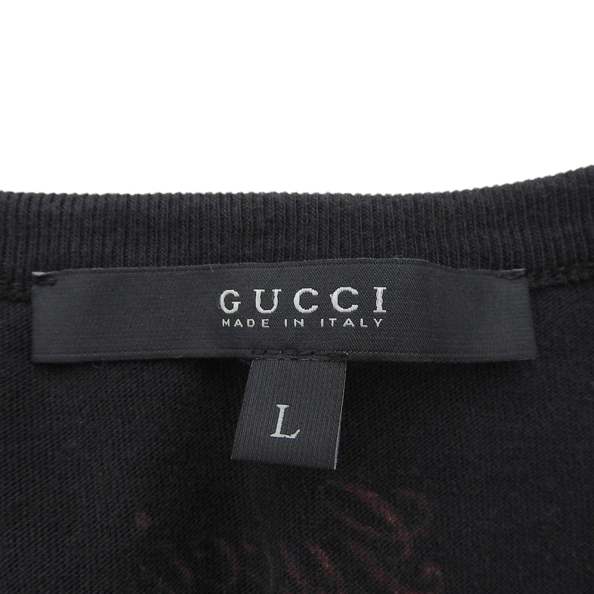 Logo Button Short Sleeve Shirt #L Black