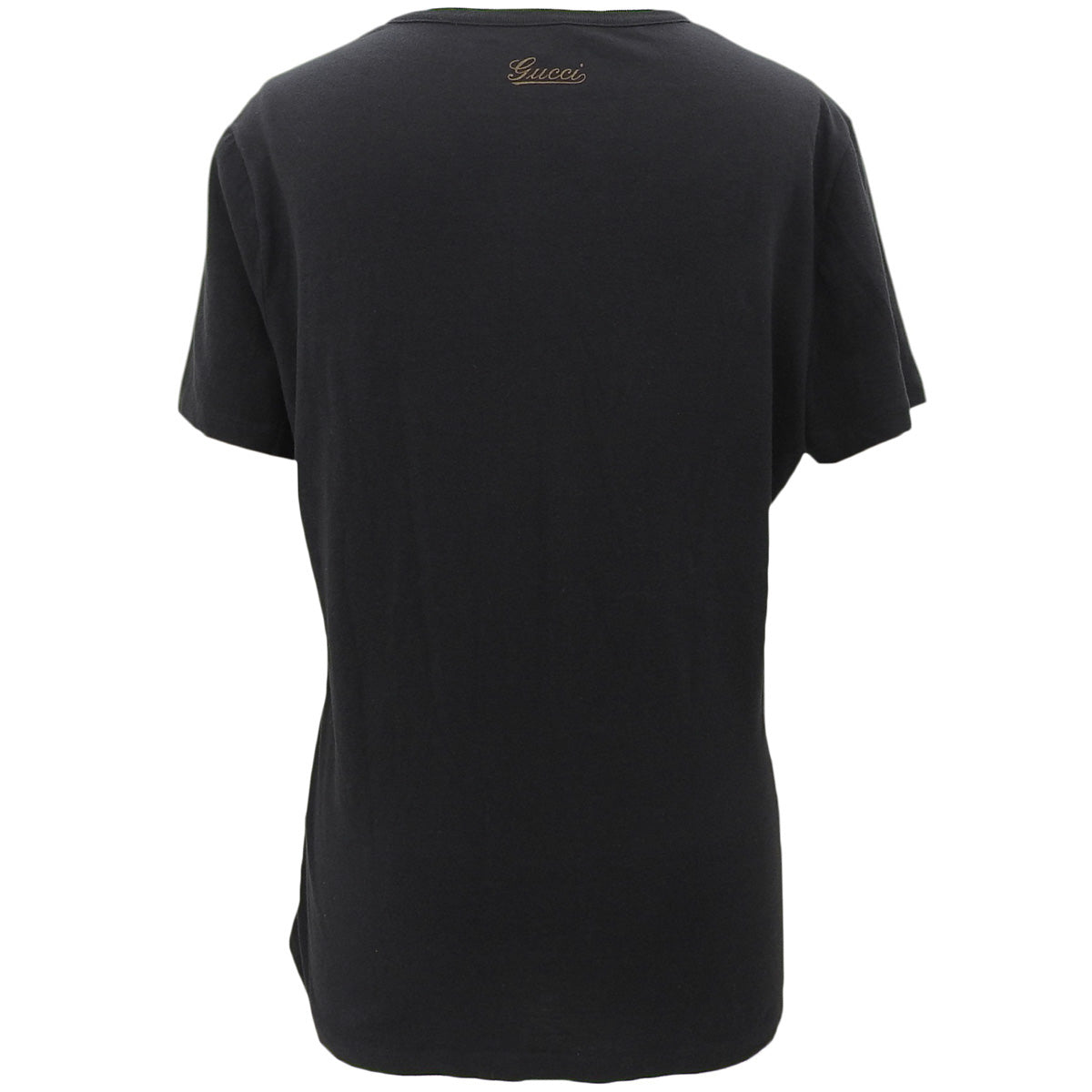 Logo Button Short Sleeve Shirt #L Black