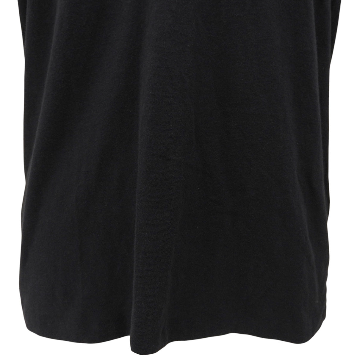 Logo Button Short Sleeve Shirt #L Black