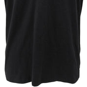 Logo Button Short Sleeve Shirt #L Black