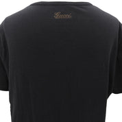 Logo Button Short Sleeve Shirt #L Black