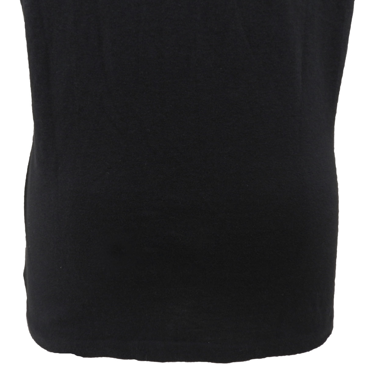 Logo Button Short Sleeve Shirt #L Black