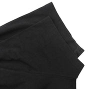 Logo Button Short Sleeve Shirt #L Black