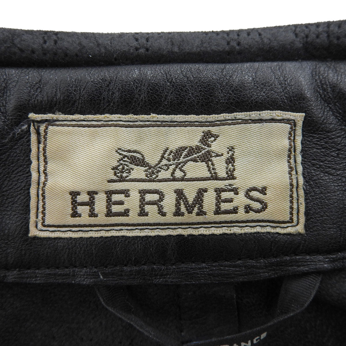 Suede Punching Jacket #52 Black