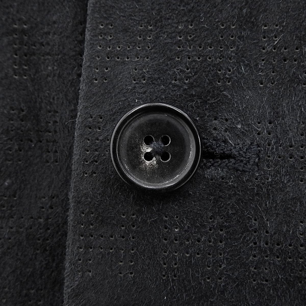 Suede Punching Jacket #52 Black