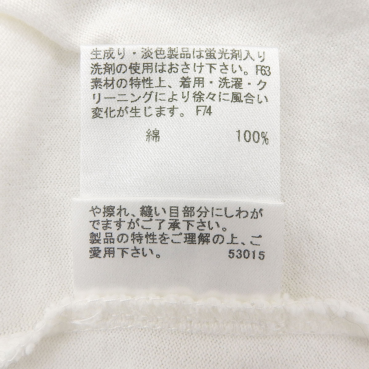 ロゴ刺繍チェックパターンチュニック #38 ホワイト/ブラック