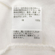 ロゴ刺繍チェックパターンチュニック #38 ホワイト/ブラック