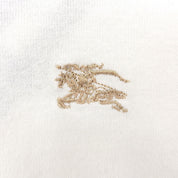 ロゴ刺繍チェックパターンチュニック #38 ホワイト/ブラック