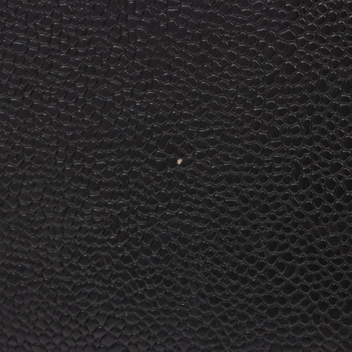 Circa 1992 Caviar Skin 6CC Logo Stitch Drawstring Shoulder Bag Black