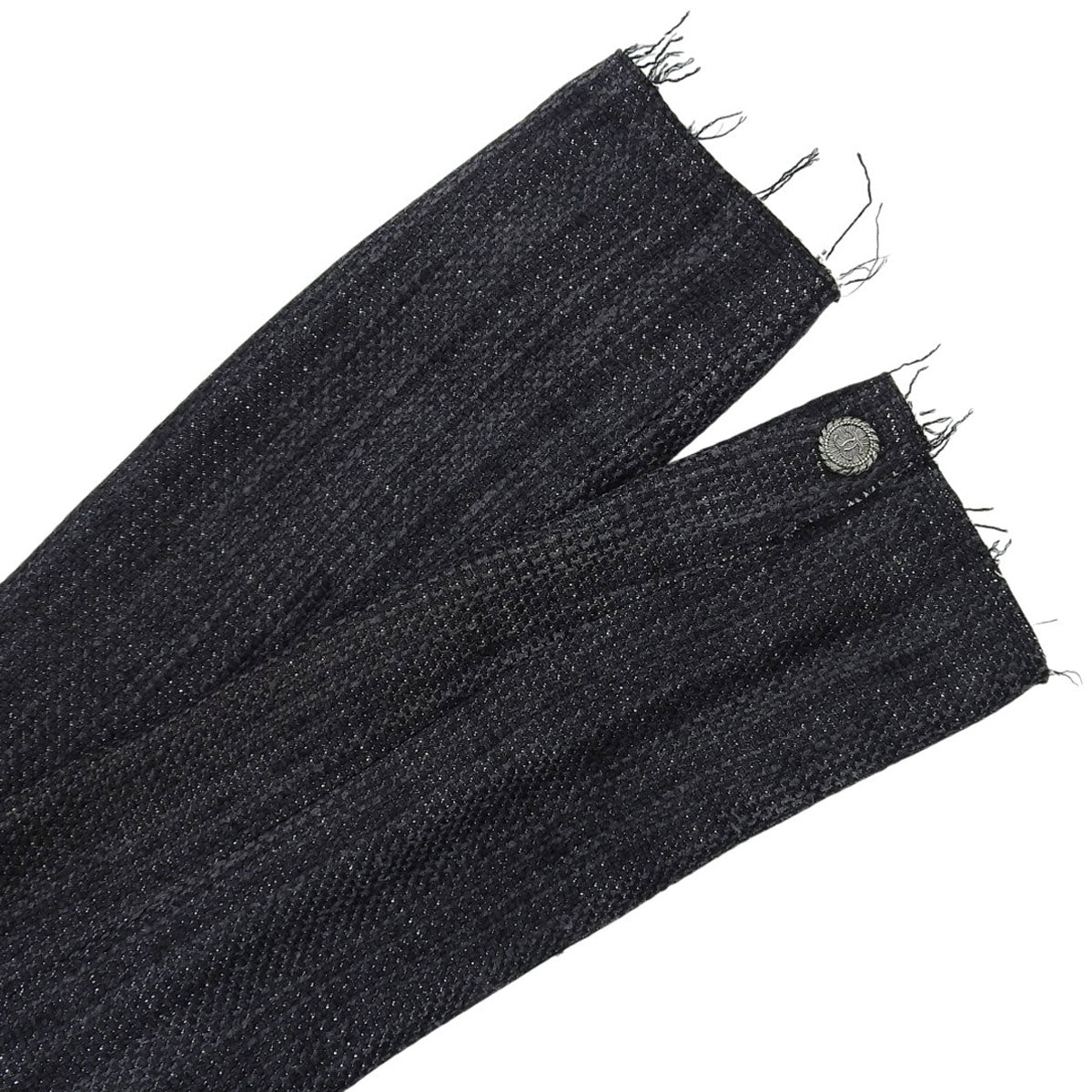 2007 Tweed CC Mark Button Jacket #38 Black