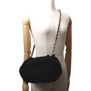 Circa 2001 Mouton CC Mark Chain Shoulder Bag Black