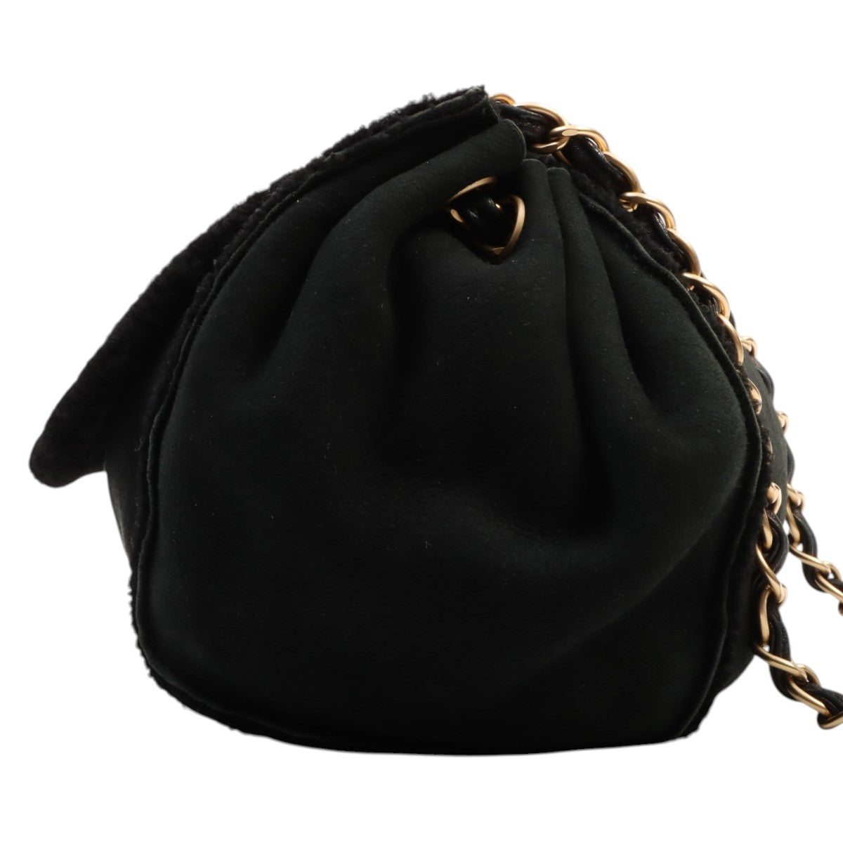 Circa 2001 Mouton CC Mark Chain Shoulder Bag Black