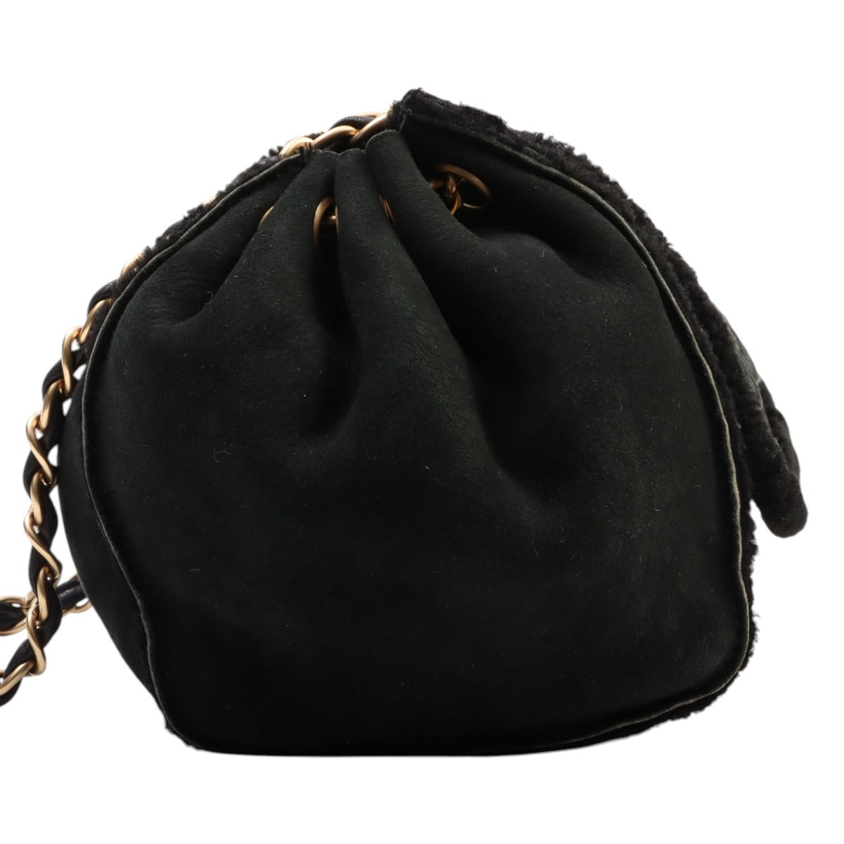 Circa 2001 Mouton CC Mark Chain Shoulder Bag Black