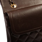 Classic Flap Chain Bag 25cm (circa 1985-1990), Brown