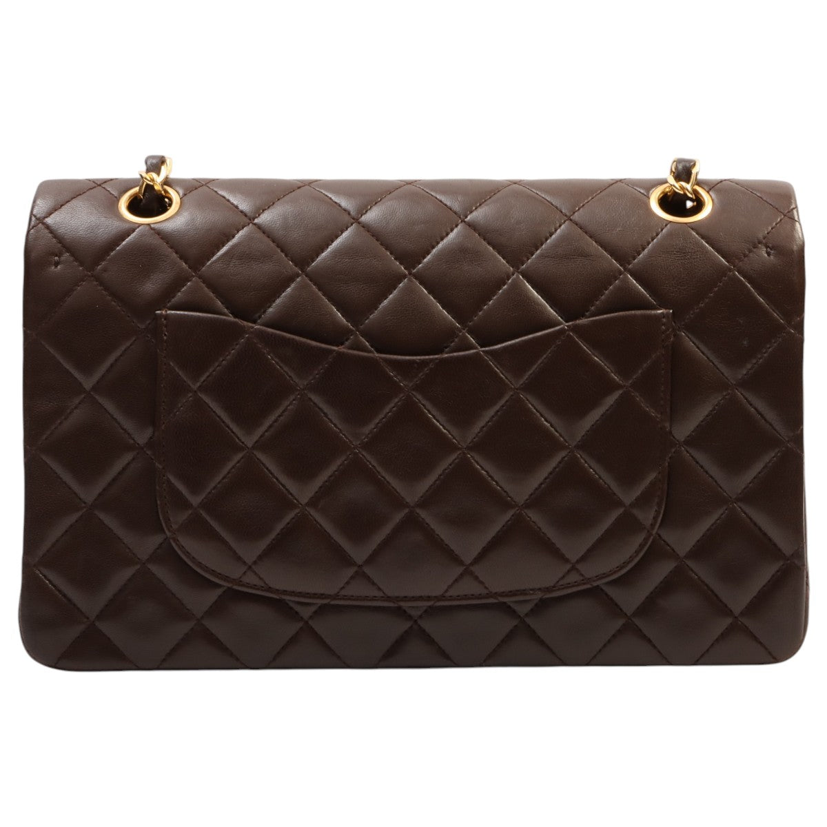 Classic Flap Chain Bag 25cm (circa 1985-1990), Brown