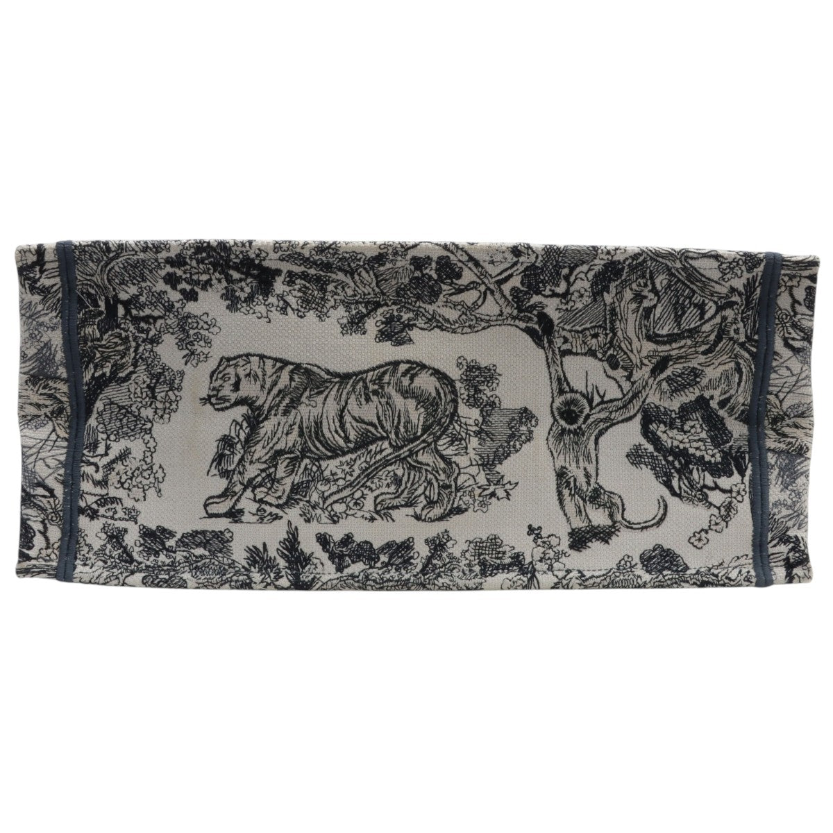 Toile de Jouy Book Tote Large Light Blue/White